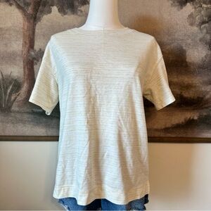 Old Navy Cream and Yellow Short Sleeve Tee
